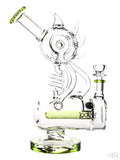 Lookah Glass - Inline Spiked Recycler (11")