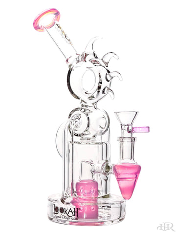 Lookah Glass - Spiked Donut Recycler (8.5