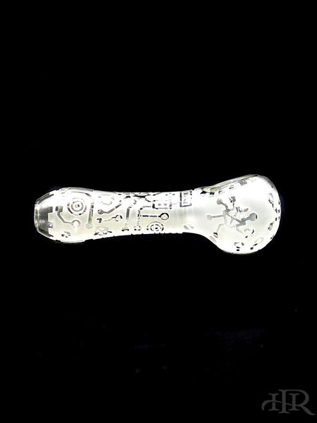 Milkyway Glass - Circuitboard Hand Pipe (5")