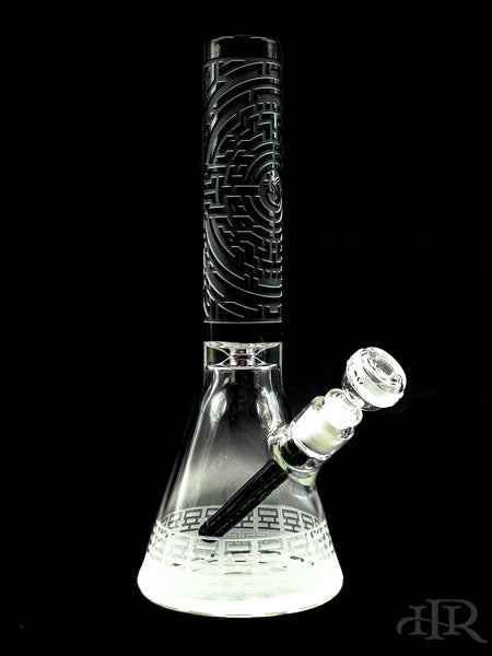 Milkyway Glass - Black Neck DNA Codex Beaker (14")