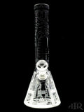 Milkyway Glass - Black Neck Dragon's Lair Beaker (14.5") Front