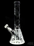 Milkyway Glass - Black Neck Dragon's Lair Beaker (14.5") Left