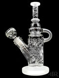 Milkyway Glass - Space Odyssey Recycler Rig (9") Left