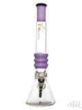 MK100 Glass - Maria Stack Mandala Base Beaker (17") Purple Front