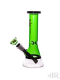 Mk100 Glass - Clear Base Color Mini Beaker (9.5") Green Left