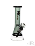 Mk100 Glass - Clear Base Color Mini Beaker (9.5") Smokey Grey