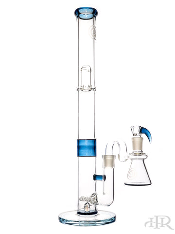 OJ Flame - Double Inline with Dry Ash Catcher & Slide (19