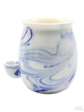 Premium Roast & Toast Marble Ceramic Mug Blue Left