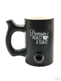 Premium Roast & Toast Ceramic Mug (Large) Matte Black