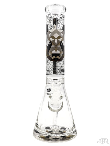 Wormhole Glass - Polygon Panda Beaker (14.5