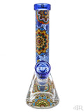 Wormhole Glass - Mini Mandala Myriad Beaker (11")