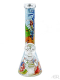 Wormhole Glass - Mini Psychedelic Forest Beaker (11")
