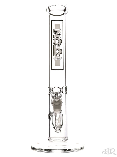 Zob Glass - OG Straight Tube (14") White and Black