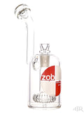 Zob Glass - Flat Disk Wubbler Red Label Angle