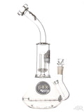Zob Glass - Wubbler Beaker with Stemless Inline Diffuser and UFO Perc White and Black Label