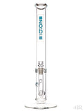 Zob Glass - Stemless Inline Diffused Straight Tube (18") Blue and White