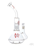 Zob Glass - Wubbler Beaker with Stemless Inline Diffuser and 8-Arm Tree Perc (16")
